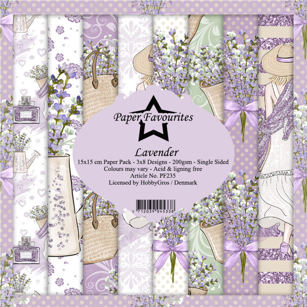 Paper Favourites Lavender 6x6 Inch Paper Pack (PF235) (DISCONTINUED)