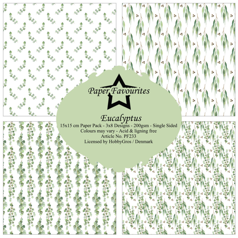 Paper Favourites Eucalyptus 6x6 Inch Paper Pack (PF233) (DISCONTINUED)