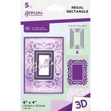 Gemini 3D Embossing Folder and Nesting Dies Regal Rectangle (GEM-EFD-3D-RERE) (DISCONTINUED)