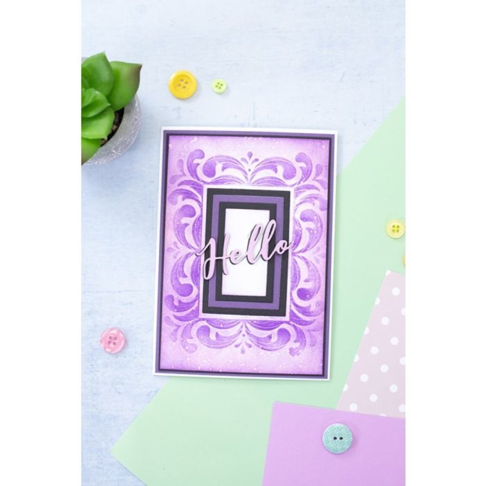 Gemini 3D Embossing Folder and Nesting Dies Regal Rectangle (GEM-EFD-3D-RERE) (DISCONTINUED) Gemini 3D Embossing Folder and Nesting Dies Regal Rectangle (GEM-EFD-3D-RERE) (DISCONTINUED)