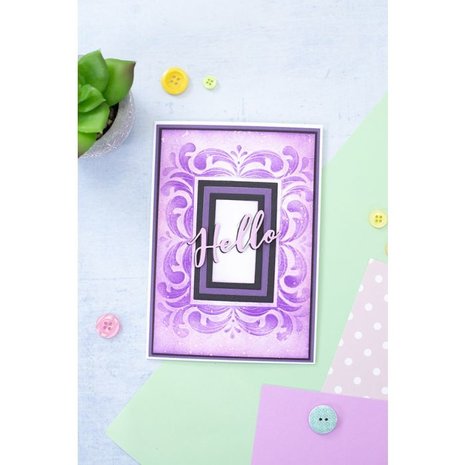 Gemini 3D Embossing Folder and Nesting Dies Regal Rectangle (GEM-EFD-3D-RERE) (DISCONTINUED) Gemini 3D Embossing Folder and Nesting Dies Regal Rectangle (GEM-EFD-3D-RERE) (DISCONTINUED)