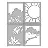 Stampendous Sunny Backdrop Stencils (STN-042) (OUTLET) Stampendous Sunny Backdrop Stencils (STN-042) (OUTLET)