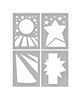 Stampendous Starry Backdrop Stencils (STN-043) (OUTLET)