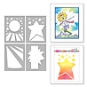 Stampendous Starry Backdrop Stencils (STN-043) (OUTLET) Stampendous Starry Backdrop Stencils (STN-043) (OUTLET)