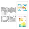 Stampendous Dreamy Backdrop Stencils (STN-044) (OUTLET) Stampendous Dreamy Backdrop Stencils (STN-044) (OUTLET)
