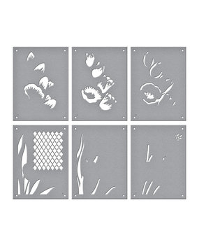 Spellbinders Wonderful Tulips Layered Stencils (STN-045) (OUTLET) Spellbinders Wonderful Tulips Layered Stencils (STN-045) (OUTLET)