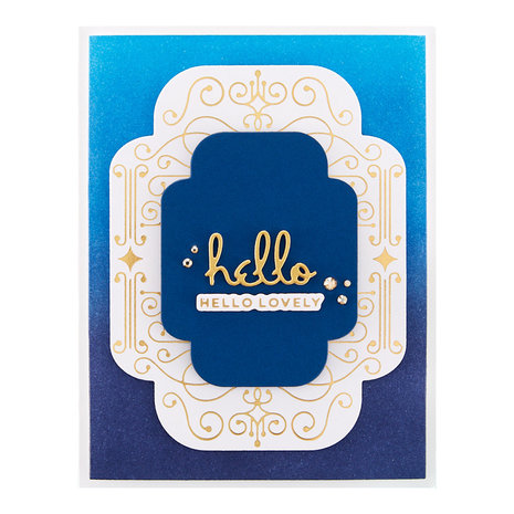 Spellbinders Thanks Enclosed Sentiments Etched Dies (S6-208) (OUTLET)