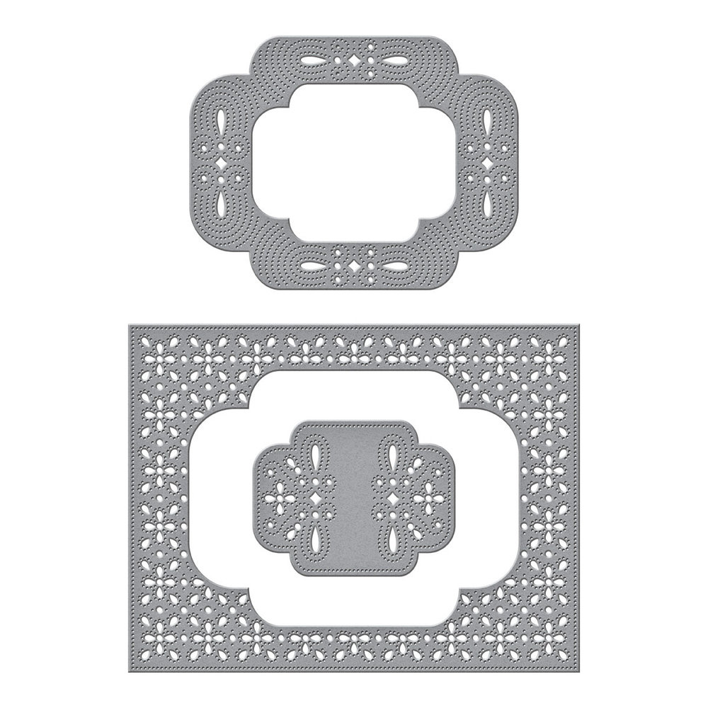 Spellbinders Scrolled Punch & Pierce Plate Etched Dies (S5-568) (OUTLET) Spellbinders Scrolled Punch & Pierce Plate Etched Dies (S5-568) (OUTLET)