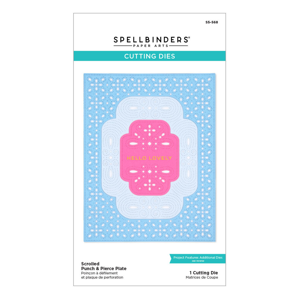 Spellbinders Scrolled Punch & Pierce Plate Etched Dies (S5-568) (OUTLET) Spellbinders Scrolled Punch & Pierce Plate Etched Dies (S5-568) (OUTLET)