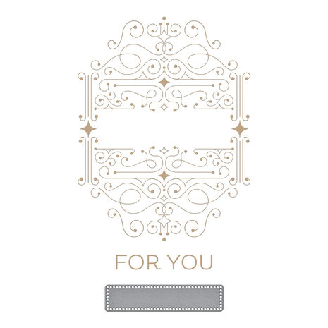 Spellbinders Four Petal Scroll Label Glimmer Hot Foil Plate & Die Set (GLP-370) (OUTLET) Spellbinders Four Petal Scroll Label Glimmer Hot Foil Plate & Die Set (GLP-370) (OUTLET)