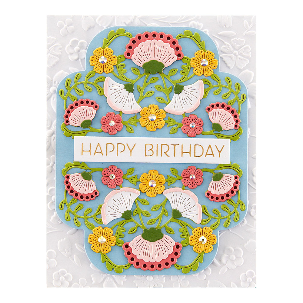 Spellbinders Four Petal Bloom Reflection Etched Dies (S4-1263) (OUTLET) Spellbinders Four Petal Bloom Reflection Etched Dies (S4-1263) (OUTLET)