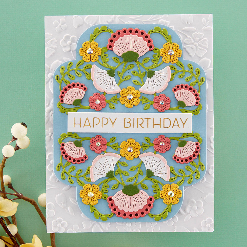 Spellbinders Four Petal Bloom Reflection Etched Dies (S4-1263) (OUTLET) Spellbinders Four Petal Bloom Reflection Etched Dies (S4-1263) (OUTLET)