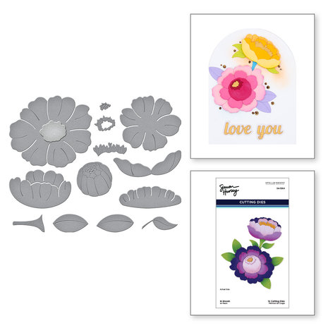 Spellbinders In Bloom Etched Dies (S4-1264) (OUTLET)