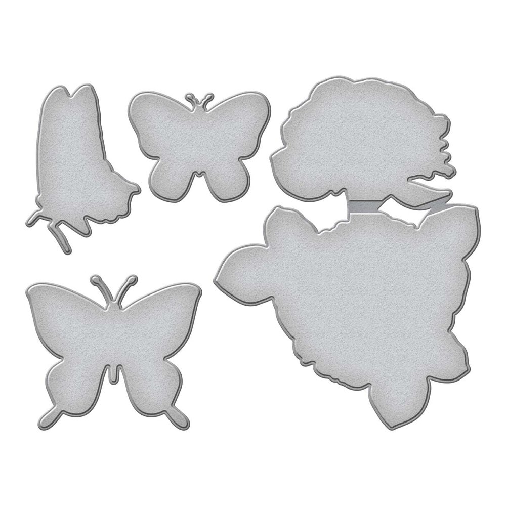 Spellbinders Butterfly Kisses Etched Dies (S5-555) (OUTLET)