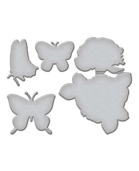 Spellbinders Butterfly Kisses Etched Dies (S5-555) (OUTLET)