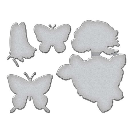 Spellbinders Butterfly Kisses Etched Dies (S5-555) (OUTLET)
