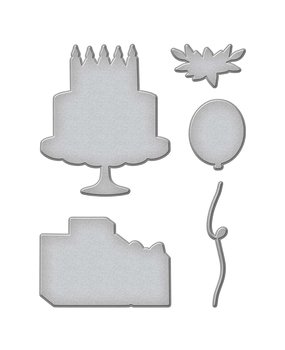 Spellbinders Birthday Basics Etched Dies (S4-1259) (OUTLET)