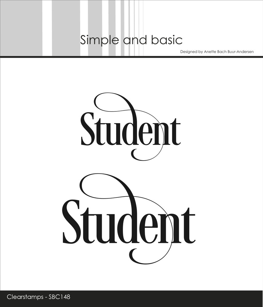 Simple and Basic Student Clear Stamps (SBC148) (DISCONTINUED)