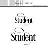 Simple and Basic Student Clear Stamps (SBC148) (OUTLET)