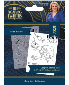 Crafter's Companion The Roaring Twenties Clear Stamp Raise a Glass (S-TRT-CA-ST-RAG) (OUTLET)