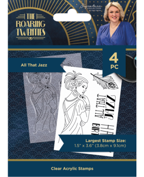 Crafter's Companion The Roaring Twenties Clear Stamp All That Jazz (S-TRT-CA-ST-ATJ) (OUTLET)