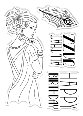 Crafter's Companion The Roaring Twenties Clear Stamp All That Jazz (S-TRT-CA-ST-ATJ) (OUTLET)