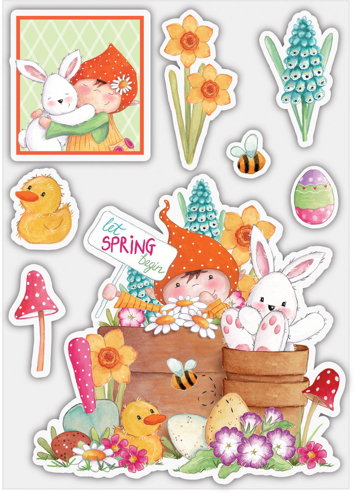 Craft Consortium Let Spring Begin Clear Stamps Let Spring Begin (CCSTMP086) (DISCONTINUED)