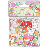 Craft Consortium Let Spring Begin Chipboard Ephemera (CCEPH007) (DISCONTINUED)