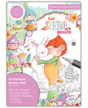 Craft Consortium Let Spring Begin A6 Premium Marker Pad (CCPPAD041D) (DISCONTINUED)