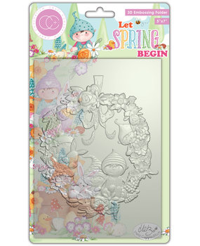 Craft Consortium Let Spring Begin 3D Embossing Folder (CCEMBS003) (DISCONTINUED)