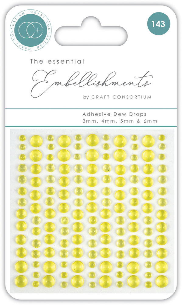 Craft Consortium Adhesive Dew Drops Yellow (CEDROP004) (DISCONTINUED) Craft Consortium Adhesive Dew Drops Yellow (CEDROP004) (DISCONTINUED)