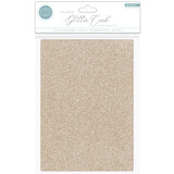 Craft Consortium The Essential Glitter Card A4 Champagne (10pcs) (CCEGC003)