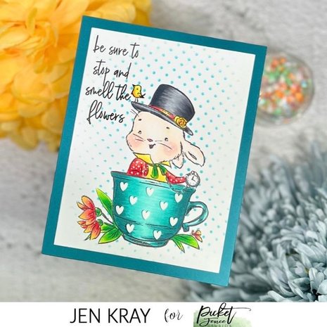 Picket Fence Studios Embellishments Spring Hearts 1 oz (EM-111) (OUTLET)