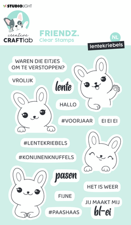 Creative Craftlab Friendz Clear Stamps Lentekriebels NL (CCL-FR-STAMP417) (OUTLET) Creative Craftlab Friendz Clear Stamps Lentekriebels NL (CCL-FR-STAMP417) (OUTLET)