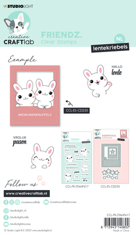 Creative Craftlab Friendz Clear Stamps Lentekriebels NL (CCL-FR-STAMP417) (OUTLET) Creative Craftlab Friendz Clear Stamps Lentekriebels NL (CCL-FR-STAMP417) (OUTLET)
