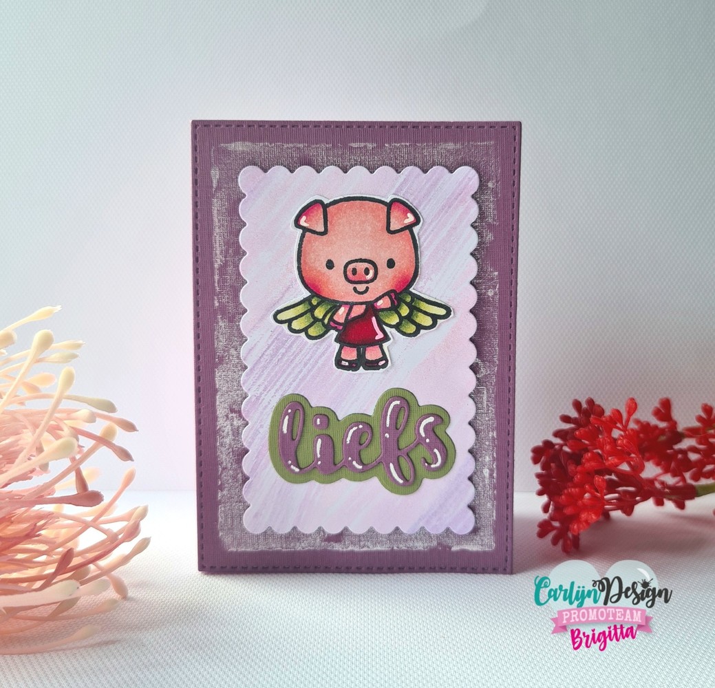 CarlijnDesign Clear Stamps A7 Rectangle Mirror Stamping (CDST-0099)