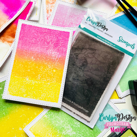 CarlijnDesign Clear Stamps A7 Rectangle Mirror Stamping (CDST-0099)