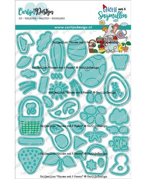 CarlijnDesign Dies Gnome Set 5 Easter (CDSN-0209) (DISCONTINUED) CarlijnDesign Dies Gnome Set 5 Easter (CDSN-0209) (DISCONTINUED)