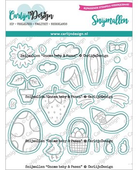 CarlijnDesign Dies Gnome Baby & Easter (CDSN-0210) (DISCONTINUED) CarlijnDesign Dies Gnome Baby & Easter (CDSN-0210) (DISCONTINUED)
