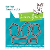 Lawn Fawn Coaster Critters Flip-Flop Lawn Cuts (LF3076) (OUTLET)
