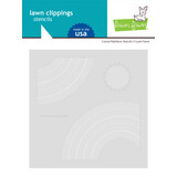 Lawn Fawn Corner Rainbow Stencils (2pcs) (LF3109) (OUTLET)