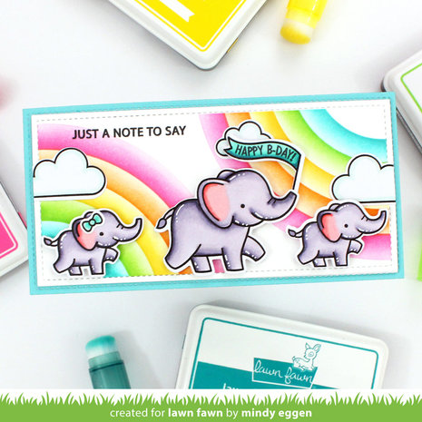 Lawn Fawn Corner Rainbow Stencils (2pcs) (LF3109) (OUTLET) Lawn Fawn Corner Rainbow Stencils (2pcs) (LF3109) (OUTLET)