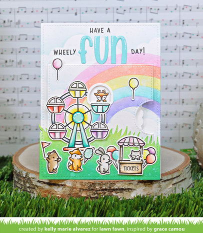 Lawn Fawn Corner Rainbow Stencils (2pcs) (LF3109) (OUTLET) Lawn Fawn Corner Rainbow Stencils (2pcs) (LF3109) (OUTLET)