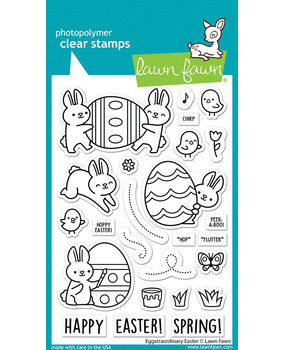 Lawn Fawn Eggstraordinary Easter Clear Stamps (LF3077) (OUTLET)