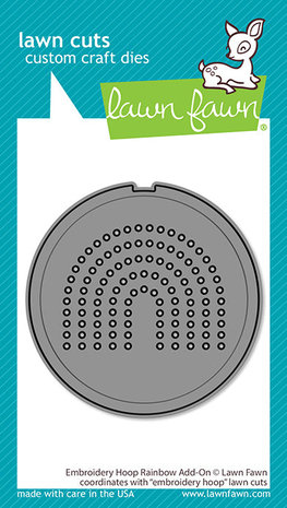 Lawn Fawn Embroidery Hoop Rainbow Add-On Lawn Cuts (LF3094) (OUTLET) Lawn Fawn Embroidery Hoop Rainbow Add-On Lawn Cuts (LF3094) (OUTLET)