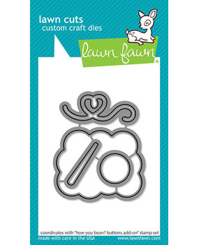 Lawn Fawn How You Bean? Buttons Add-On Lawn Cuts (LF3064) (OUTLET)