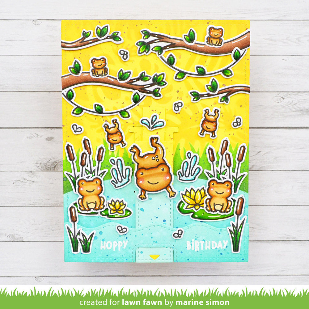 Lawn Fawn Pull 'n Pop Pull Tab Lawn Cuts (LF3090) (OUTLET)