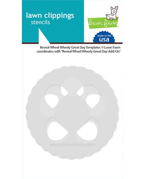 Lawn Fawn Reveal Wheel Templates: Wheely Great Day (2pcs) (LF3074) (OUTLET)