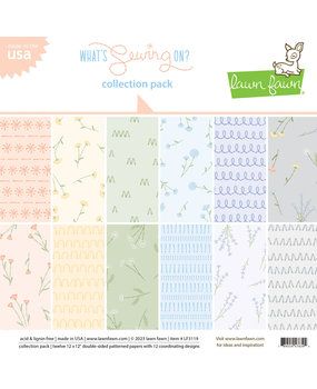 Lawn Fawn What's Sewing On? Collection Pack (LF3119) (OUTLET)