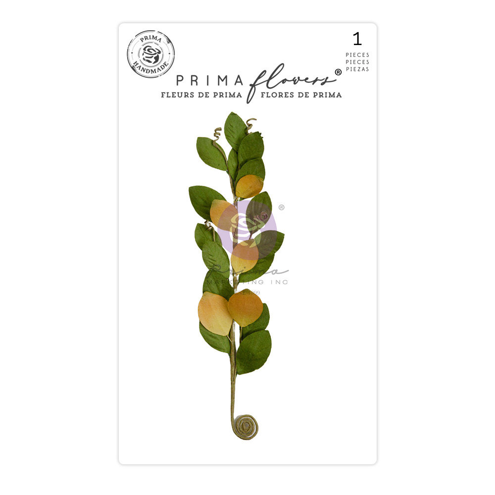 Prima Marketing Spring Abstract Flowers Sweet Yellow (1pcs) (663254) (DISCONTINUED)
